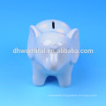 Lovely elephant ceramic money boxes with white dots